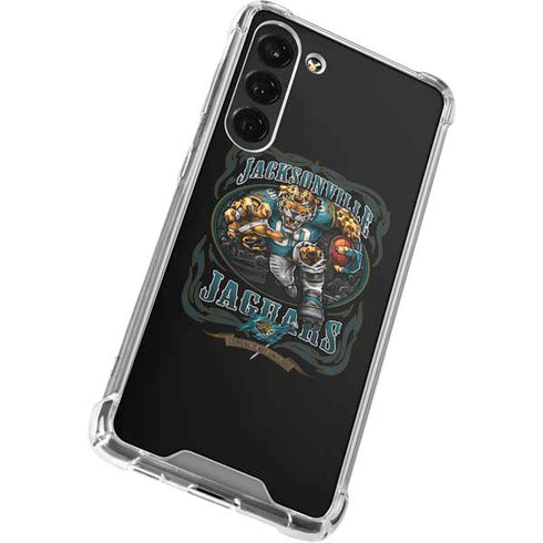 Liquid Blue NFL Jacksonville Jaguars Running Back Galaxy S24 FE Clear Case